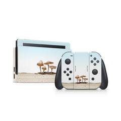 Cute Mushroom nintendo switches skin ,Kawaii Desert switch skin  Full cover 3m pastel stickers