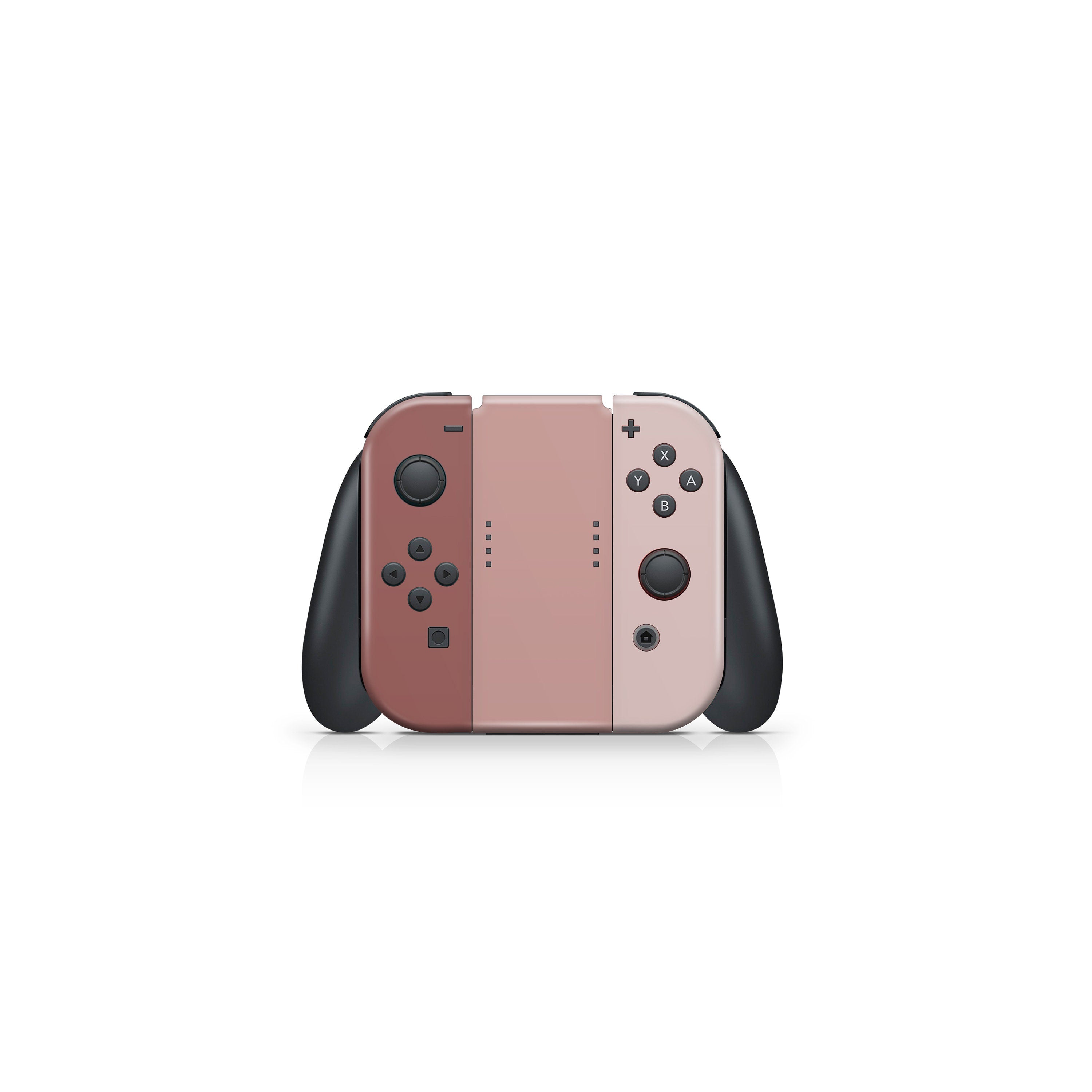 Dark pink Nintendo switches skin Retro Brown Colorwave  ,Color Blocking switch skin Full cover 3m