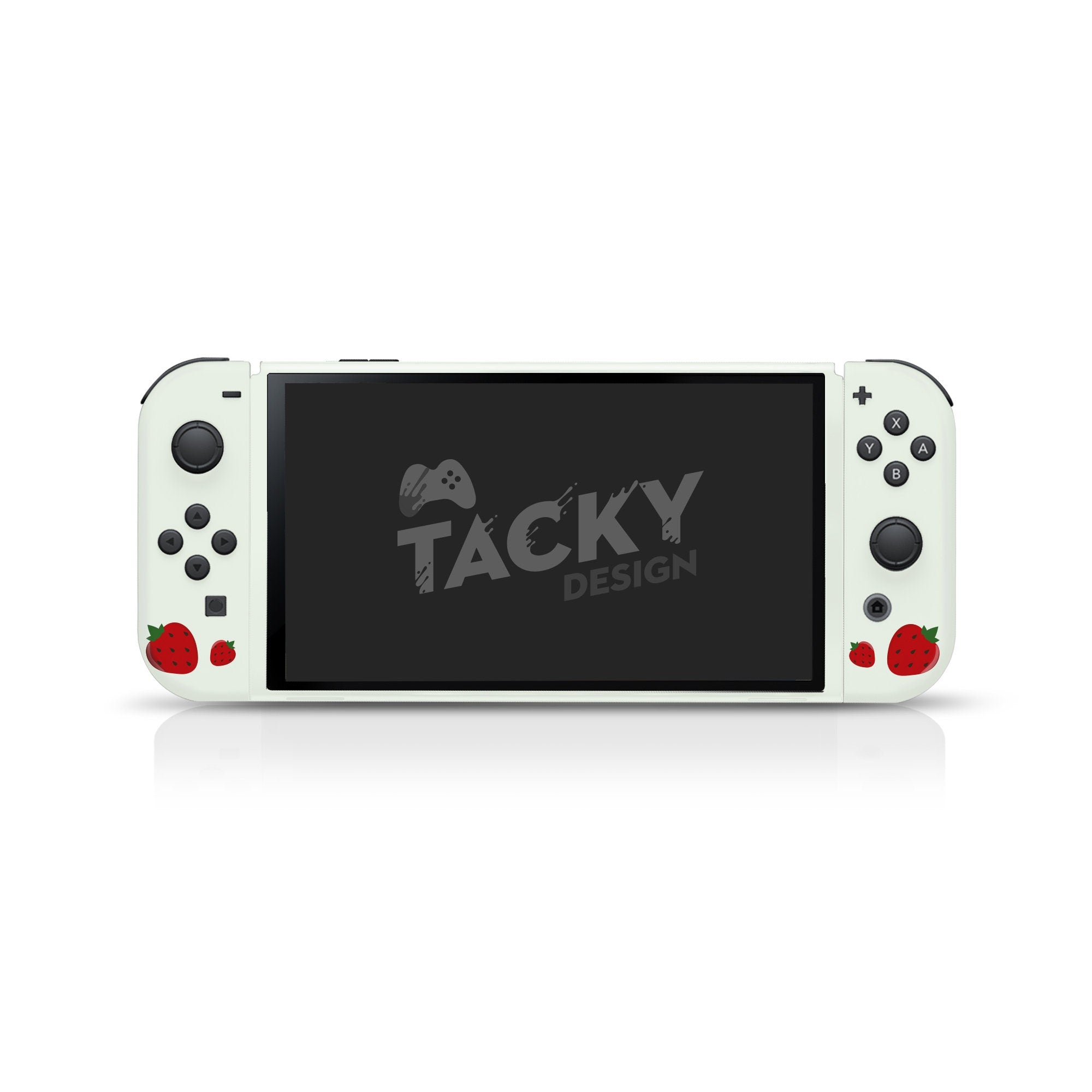 Nintendo switches oled skin strawberry, Cute Greem switch oled skin Full wrap 3m