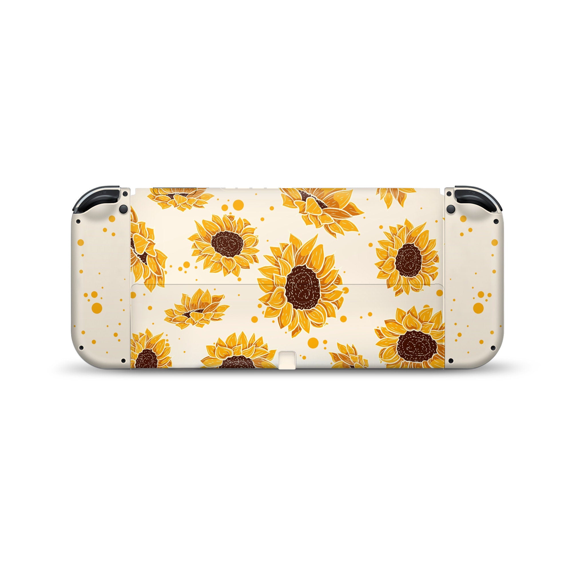 Nintendo Switch oled skin sunflowers, Cute yellow switch oled skin Full wrap 3m