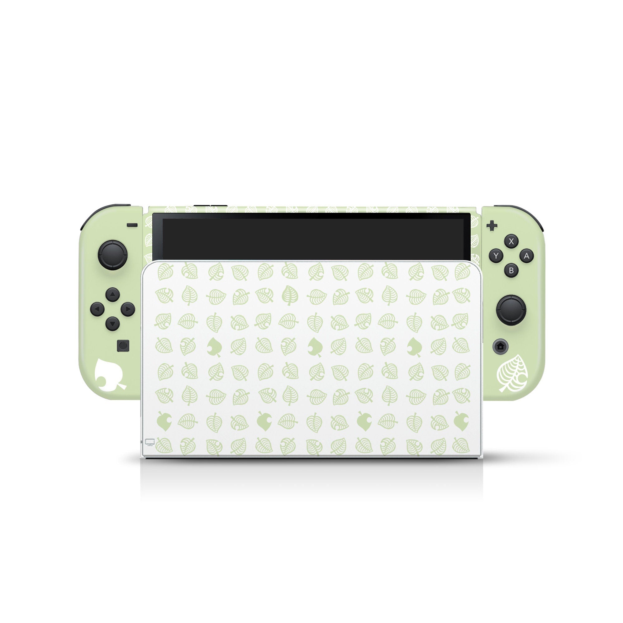 Leaves Nintendo switches oled skin, Leaf Green switch oled skin Full wrap 3m