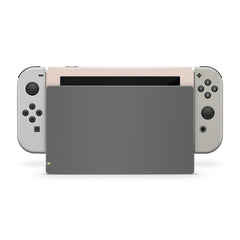 Gray solid color nintendo switches skin ,Colorwave switch skin Color Blocking skin Full cover 3m