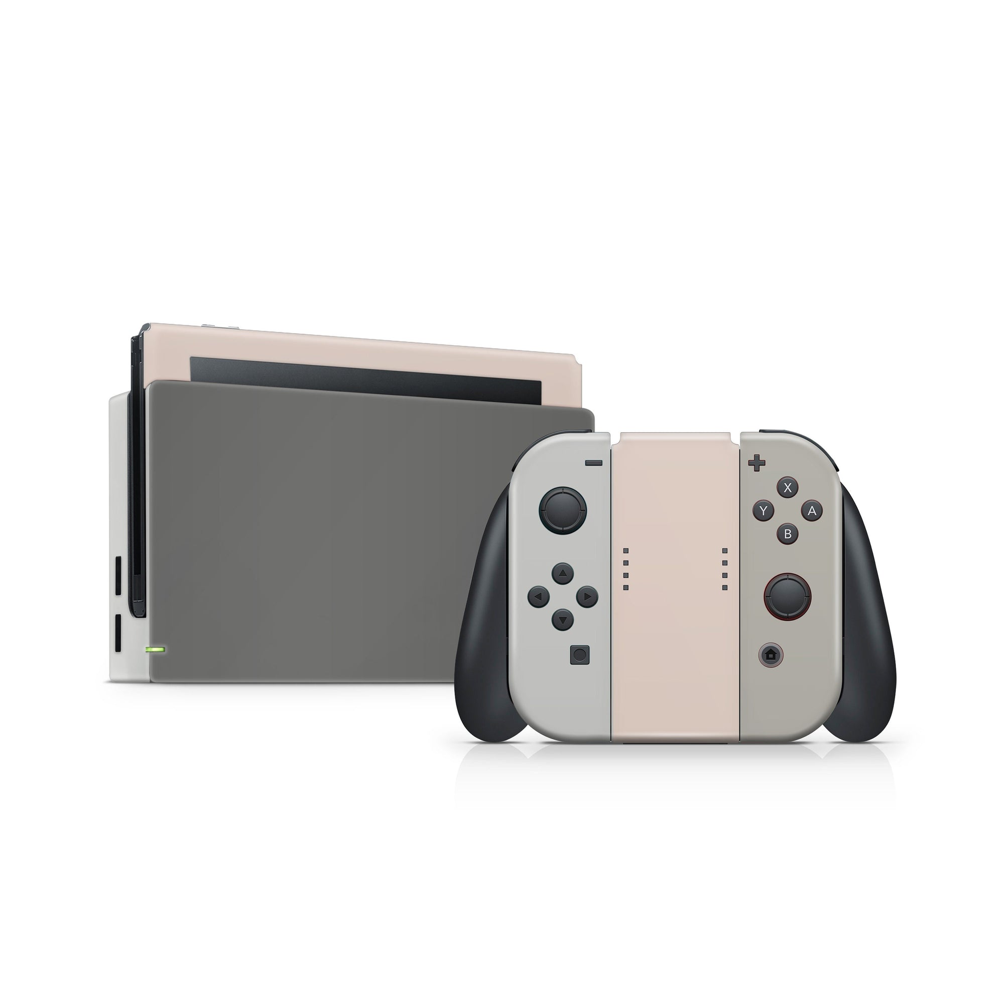 Gray solid color nintendo switches skin ,Colorwave switch skin Color Blocking skin Full cover 3m