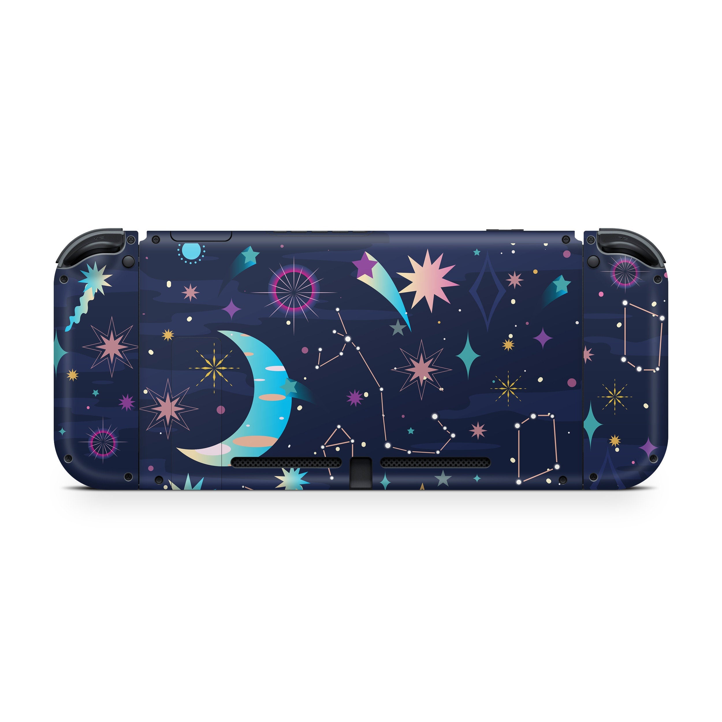 Nintendo switches skin Stars and zodiac, Blue moon switch skin Full cover 3m