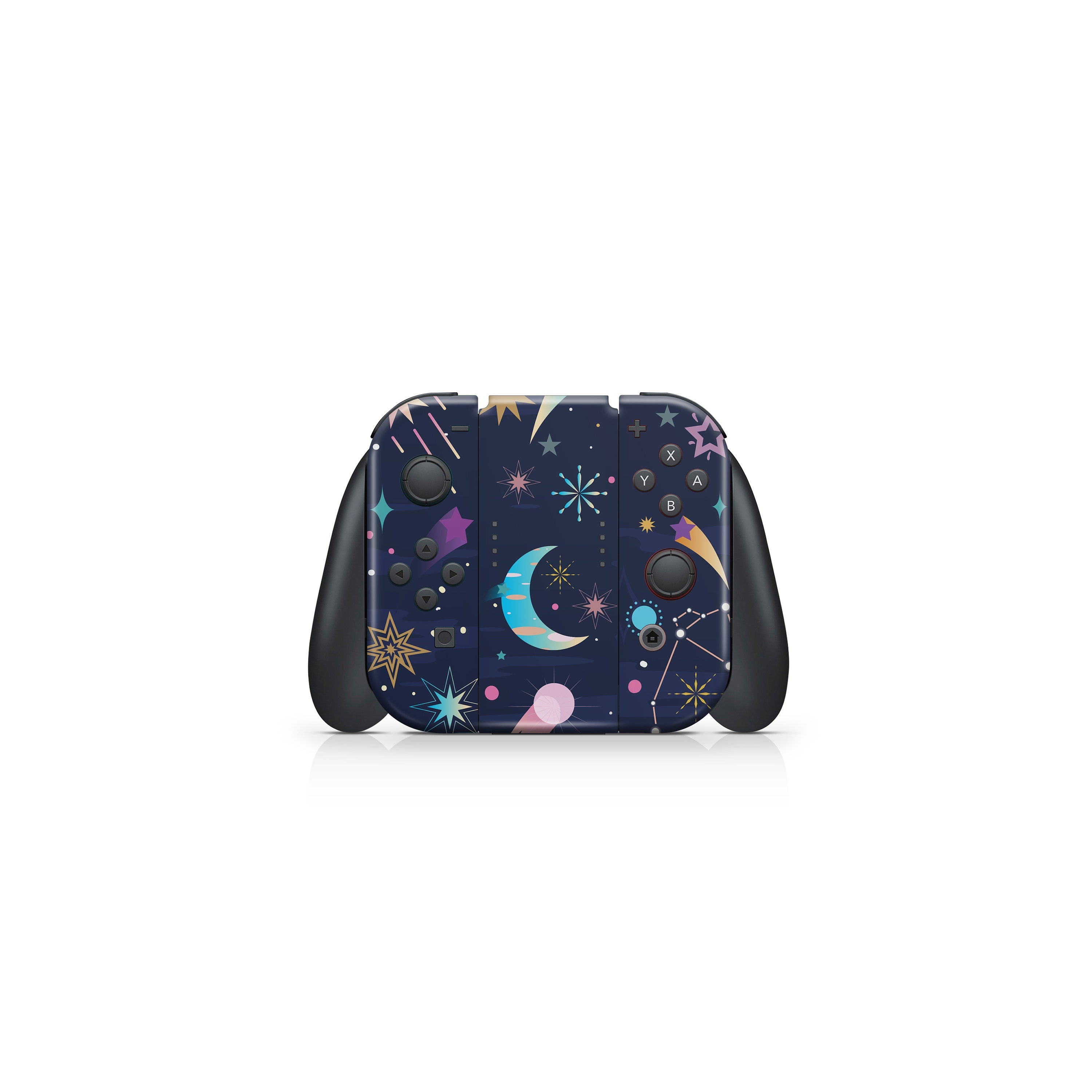 Nintendo switches skin Stars and zodiac, Blue moon switch skin Full cover 3m