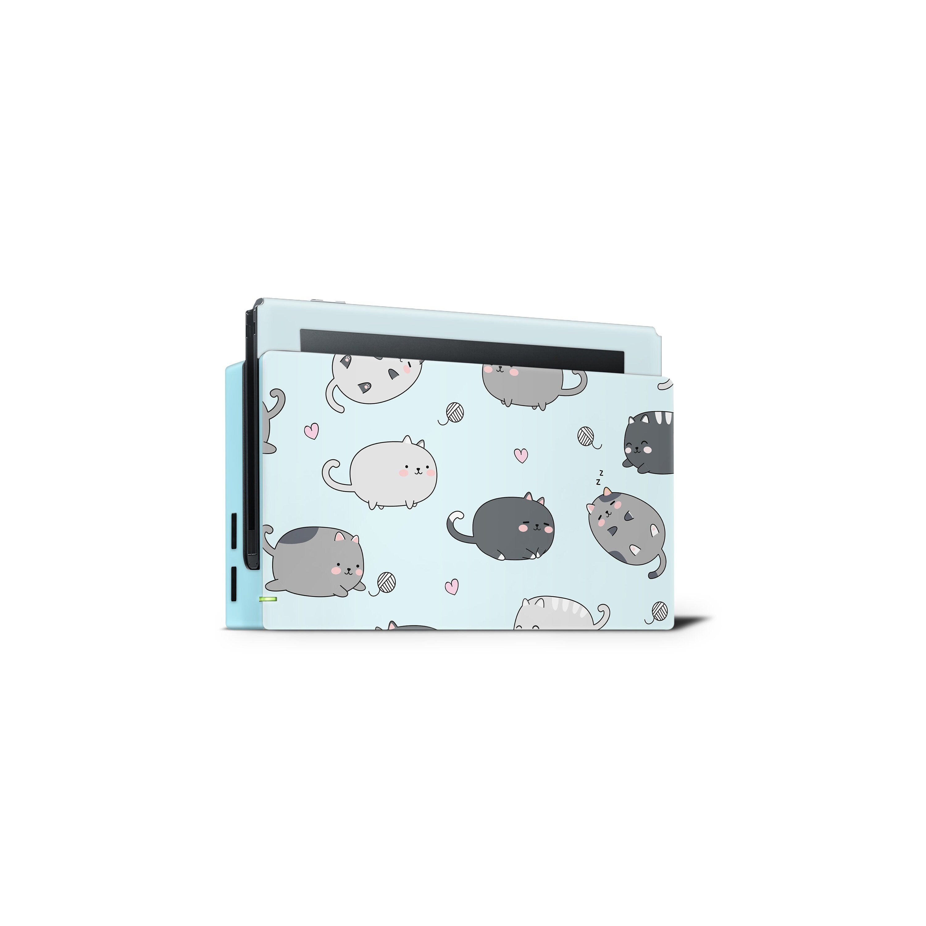 Kawaii nintendo switches skin, Cute Cats switch skin, Pet pastel switch skin Full wrap 3m