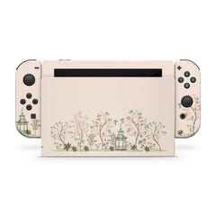 Nintendo switches skin Beige, japanese Sakura switch skin Cherry Blossom Full cover 3m