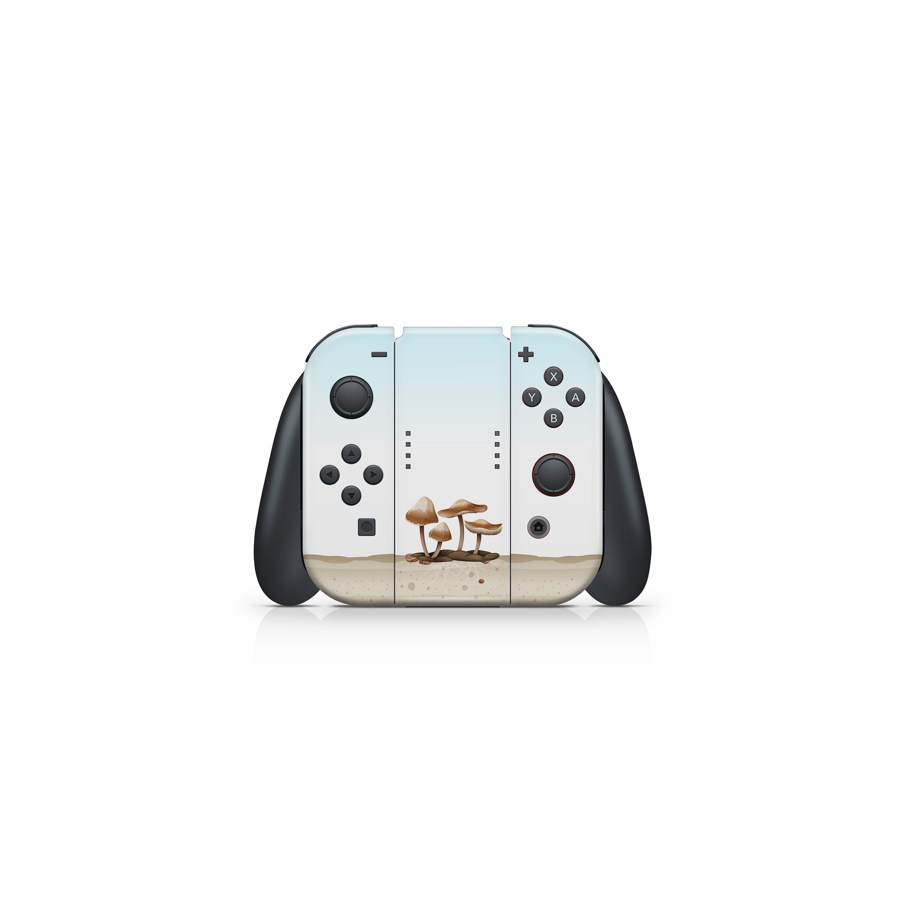 Cute Mushroom nintendo switches skin ,Kawaii Desert switch skin  Full cover 3m pastel stickers