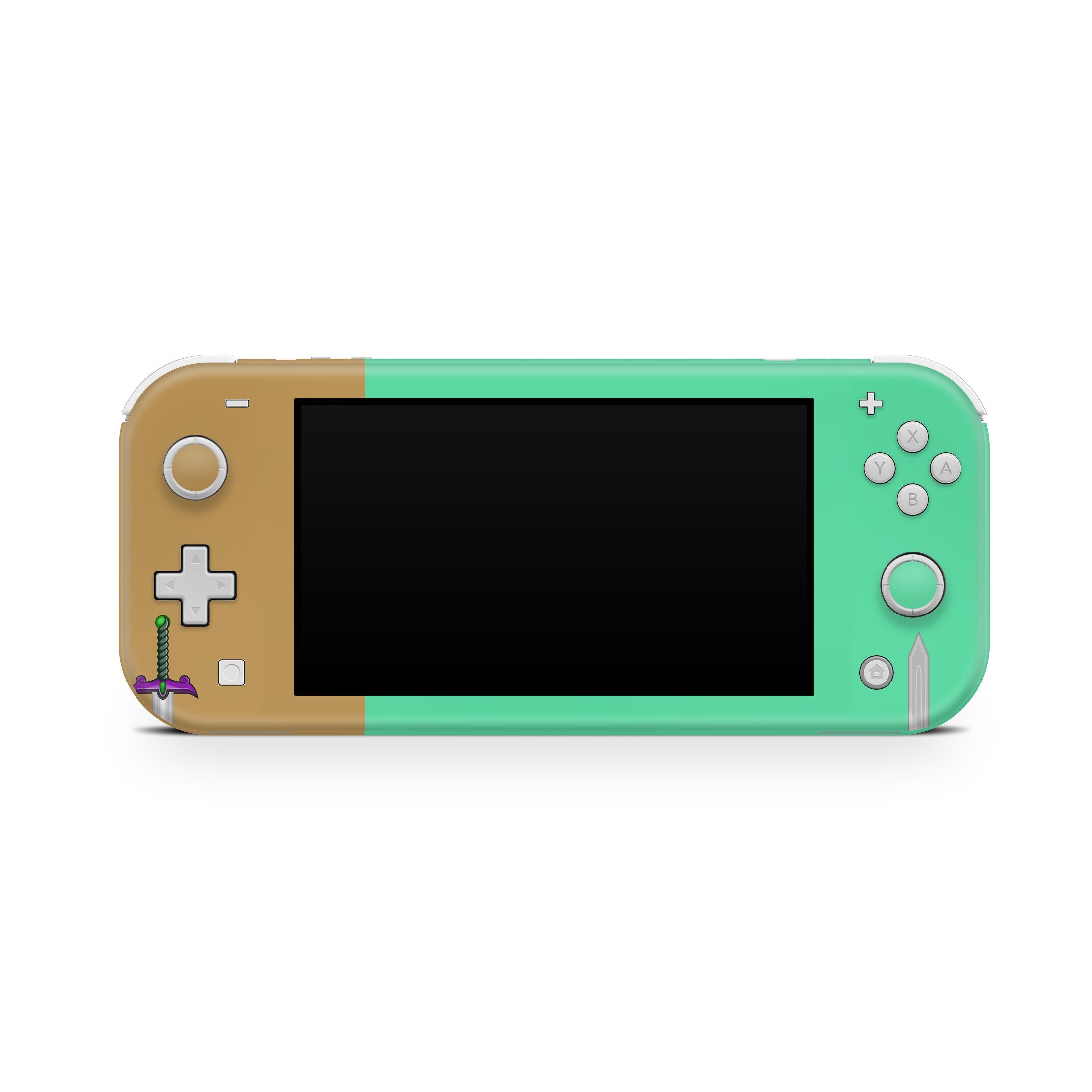 The Legend Nintendo switch Lite skin, Green & Brown Color wave switches lite skin Full cover 3m