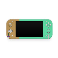 The Legend Nintendo switch Lite skin, Green & Brown Color wave switches lite skin Full cover 3m