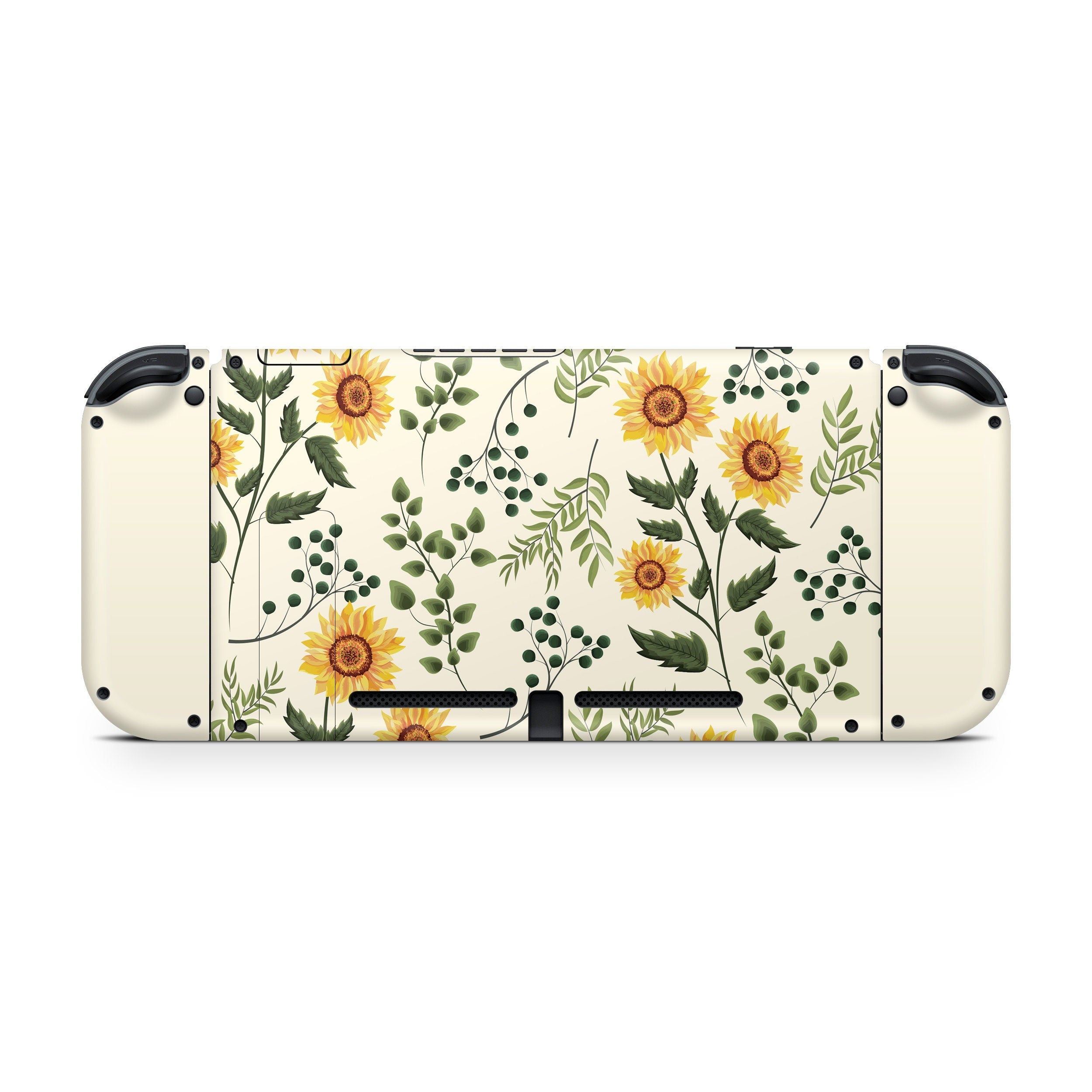 TACKY DESIGN Sunflowers Nintendo Switch Skin Wrap | Floral 3M Vinyl Cover