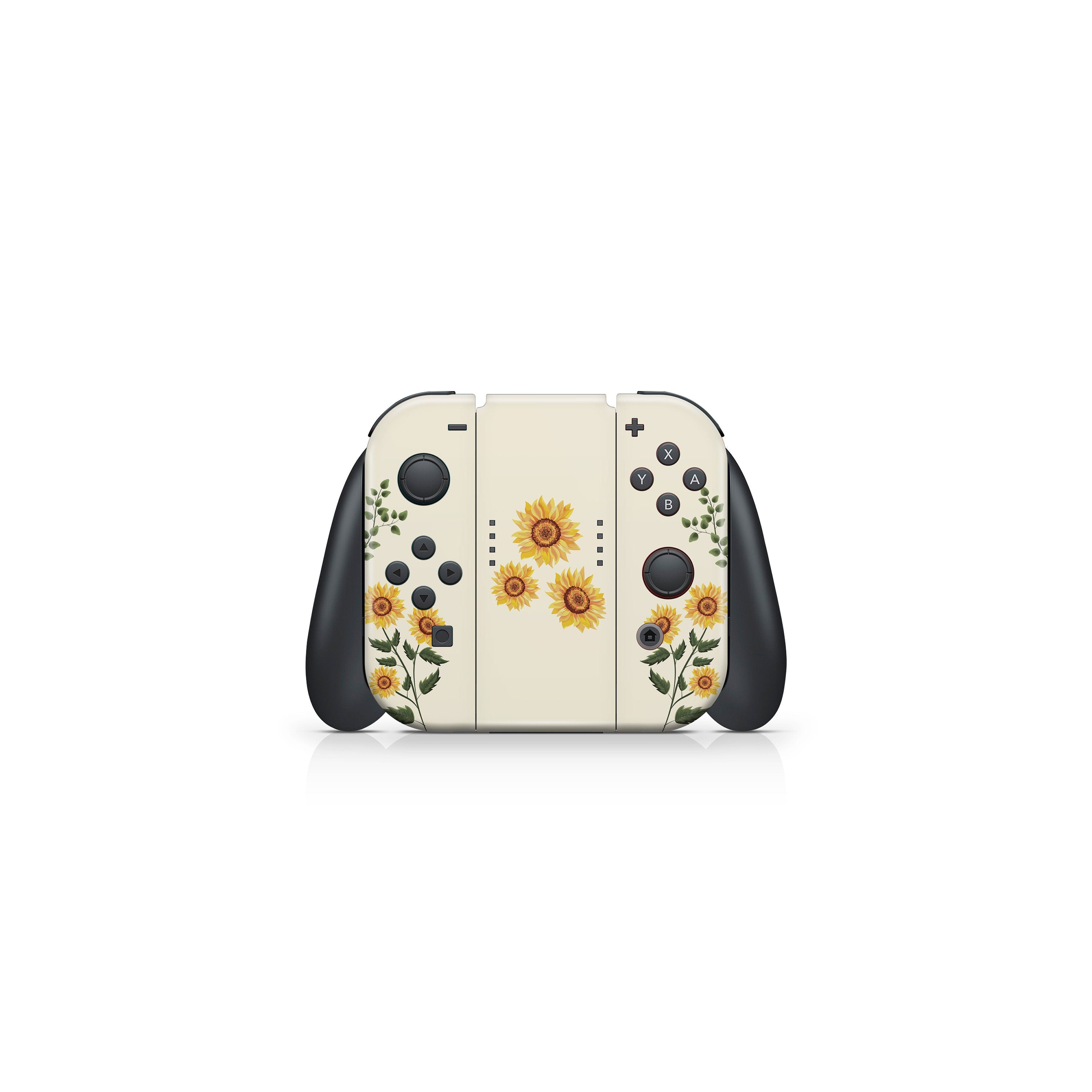 TACKY DESIGN Sunflowers Nintendo Switch Skin Wrap | Floral 3M Vinyl Cover