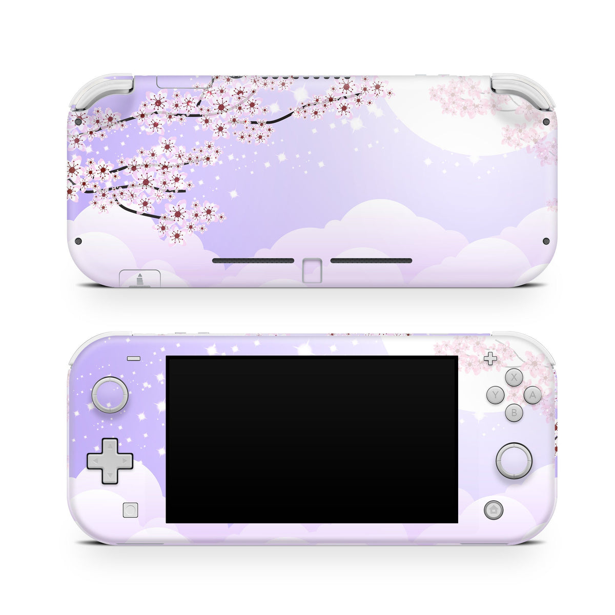 Nintendo switch Lite skin sakura , Purple Lilac Cherry blossom switches lite skin Full cover 3m