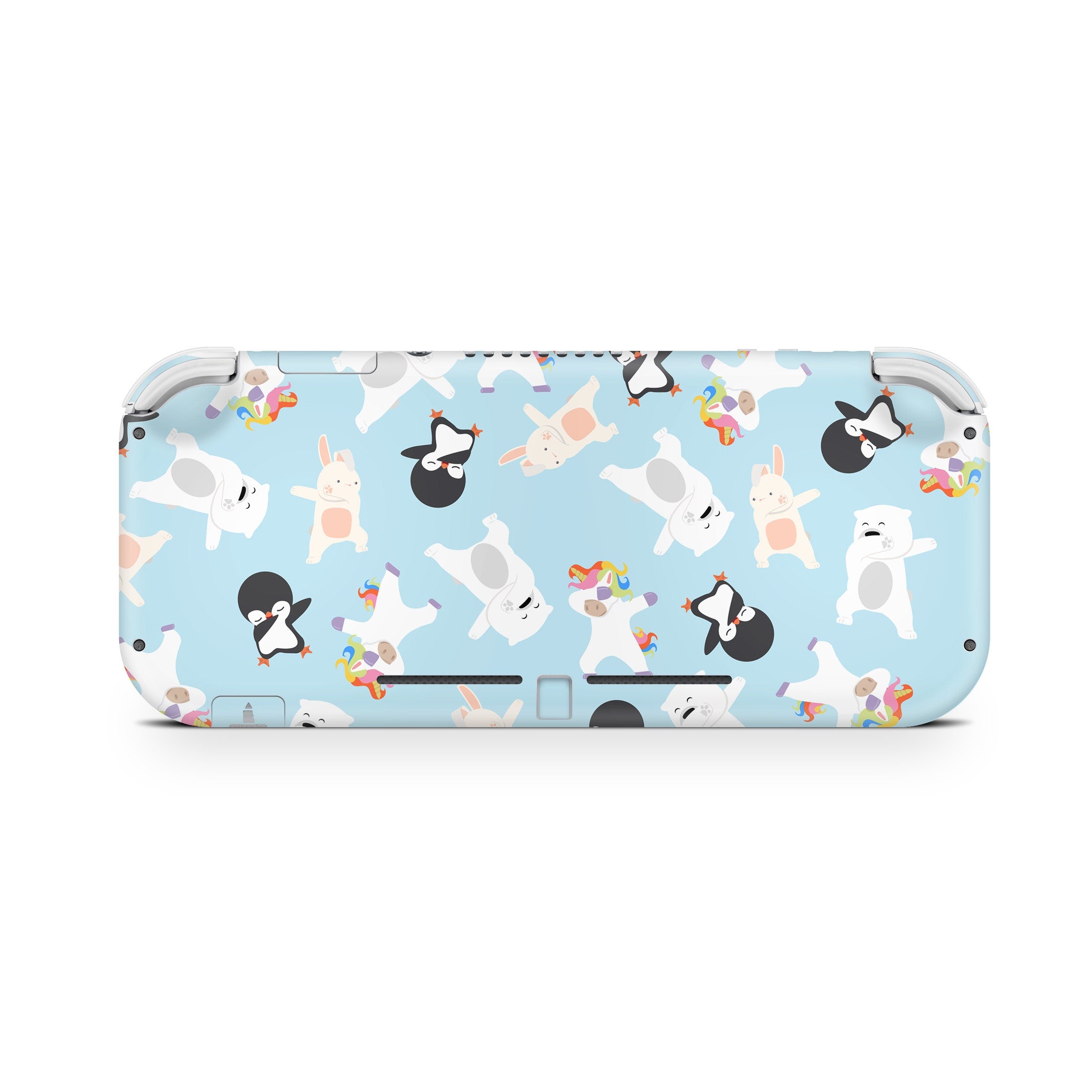 Nintendo switch lite skin kawaii Blue, Animal Switch lite skin, Full wrap 3m