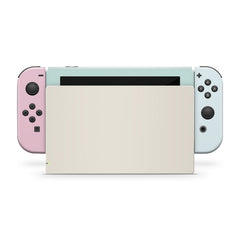 Blue Pastel nintendo switches skin ,Colorwave switch skin Color Blocking skin Full cover 3m