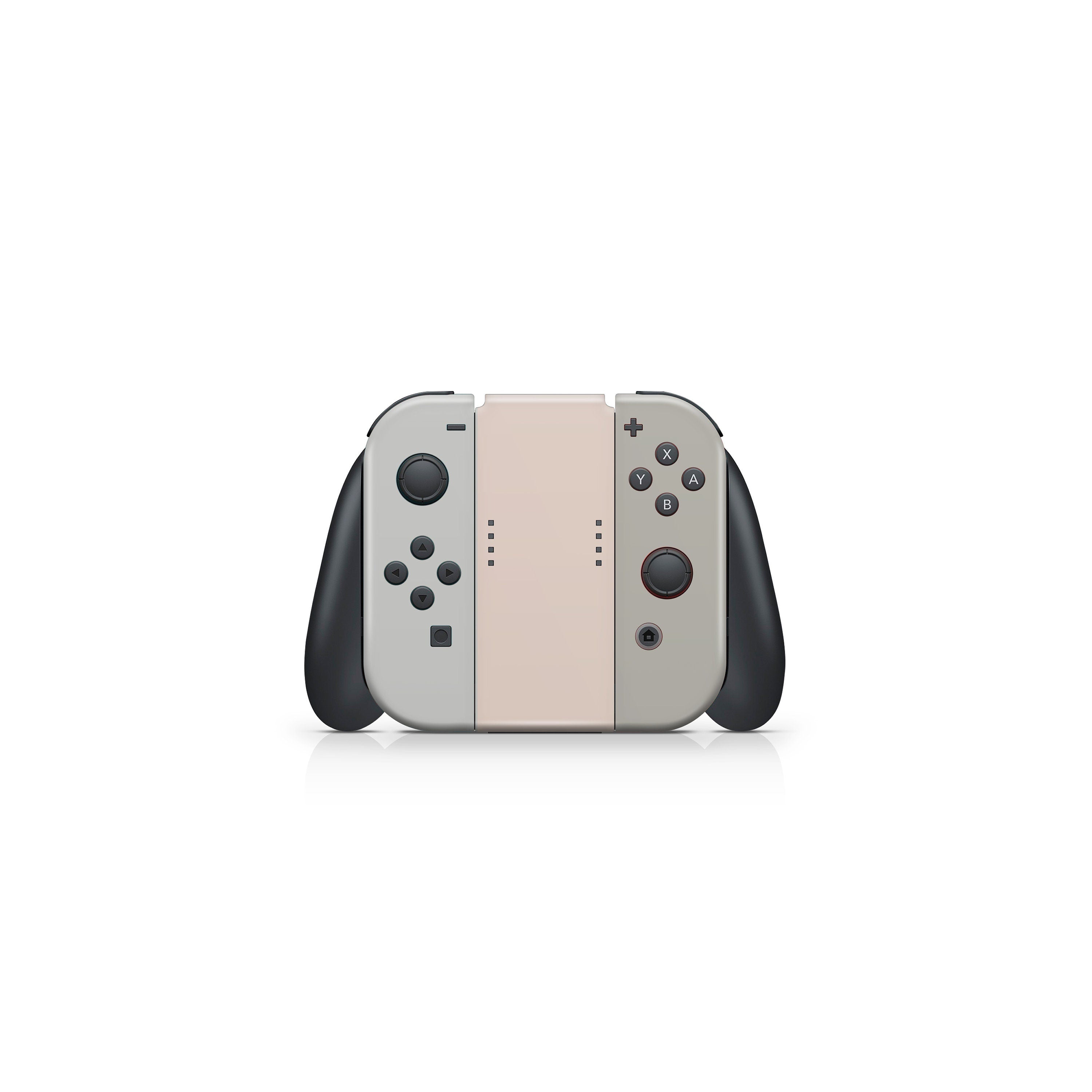 Gray solid color nintendo switches skin ,Colorwave switch skin Color Blocking skin Full cover 3m