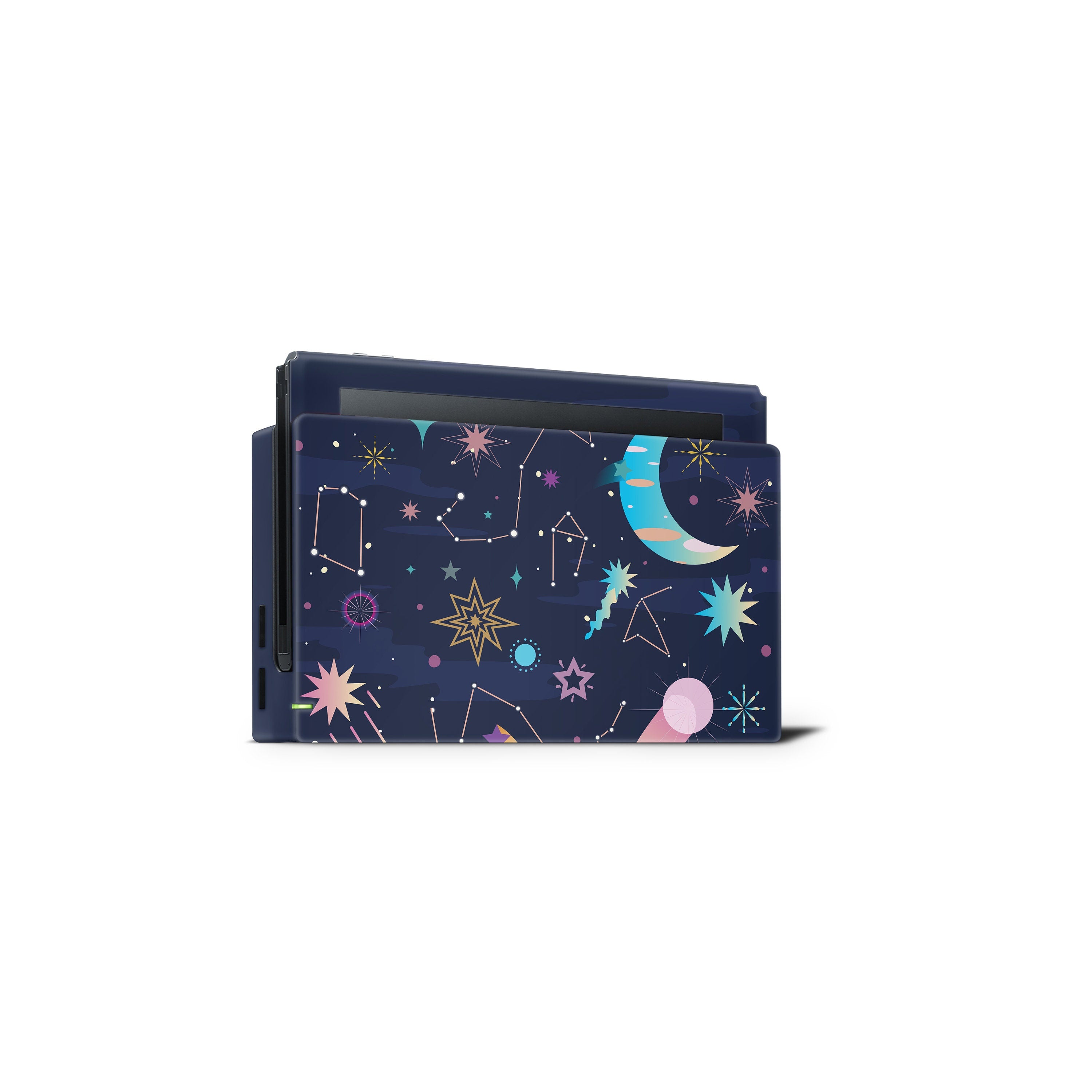 Nintendo switches skin Stars and zodiac, Blue moon switch skin Full cover 3m