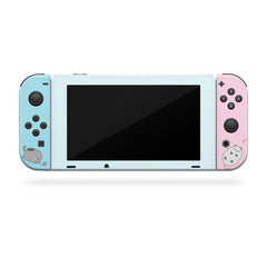 Kawaii nintendo switches skin, Cute Cats switch skin, Pet pastel switch skin Full wrap 3m