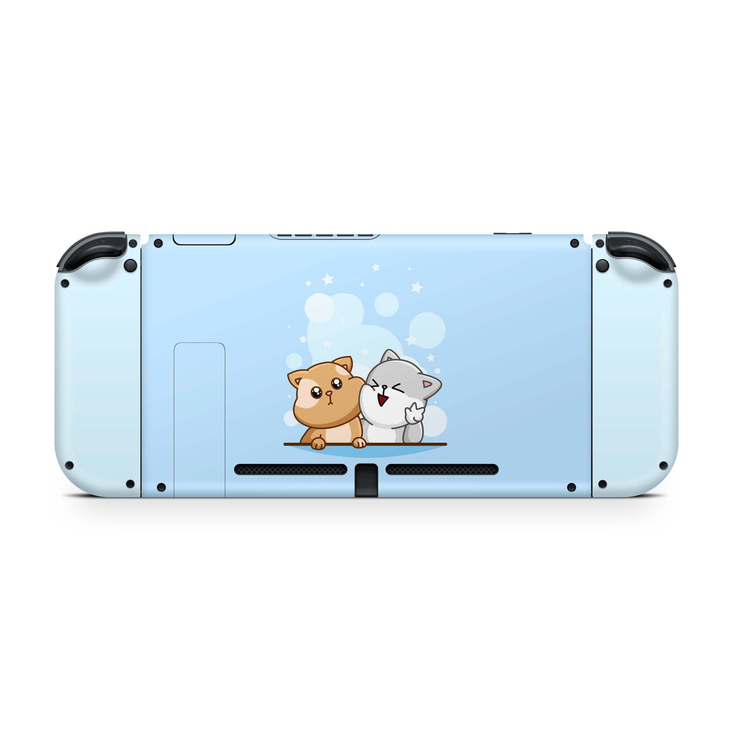 Cute Cats nintendo switches skin, Kawaii switch skin, Pet pastel switch skin Full wrap 3m