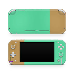 The Legend Nintendo switch Lite skin, Green & Brown Color wave switches lite skin Full cover 3m