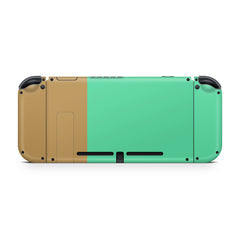 The Legend nintendo switches skin ,Colorwave switch skin Green Color Blocking skin Full cover 3m