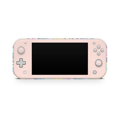 Nintendo switch Lite skin pink watercolor, Flowers BLOSSOM switch lite skin pastel Full cover 3m