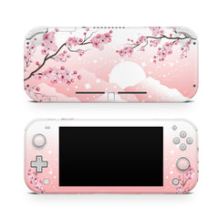 Nintendo switch Lite skin sakura ,Cherry blossom switches lite skin Beige Full cover 3m