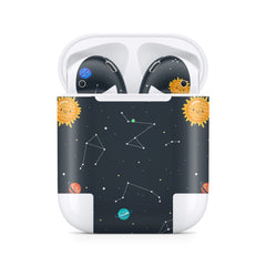Space Apple Airpod Skins, Galaxy Airpods Sticker for airpods 1 & 2 Vinyl 3m, Airpods skin earbuds, Airpods Protective Full wrap Cover