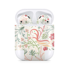 Floral Apple Airpod Skins, Flowery Airpods Sticker for airpods 1 & 2 Vinyl 3m, Airpods skin earbuds, Airpods Protective Full wrap Cover