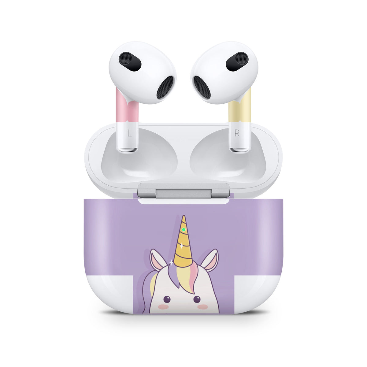 Unicorn Apple Airpod Skins, Kawaii Airpods Sticker for Airpods 3 skin Vinyl 3m, Airpods skin earbuds, Airpods Protective Full wrap Cover