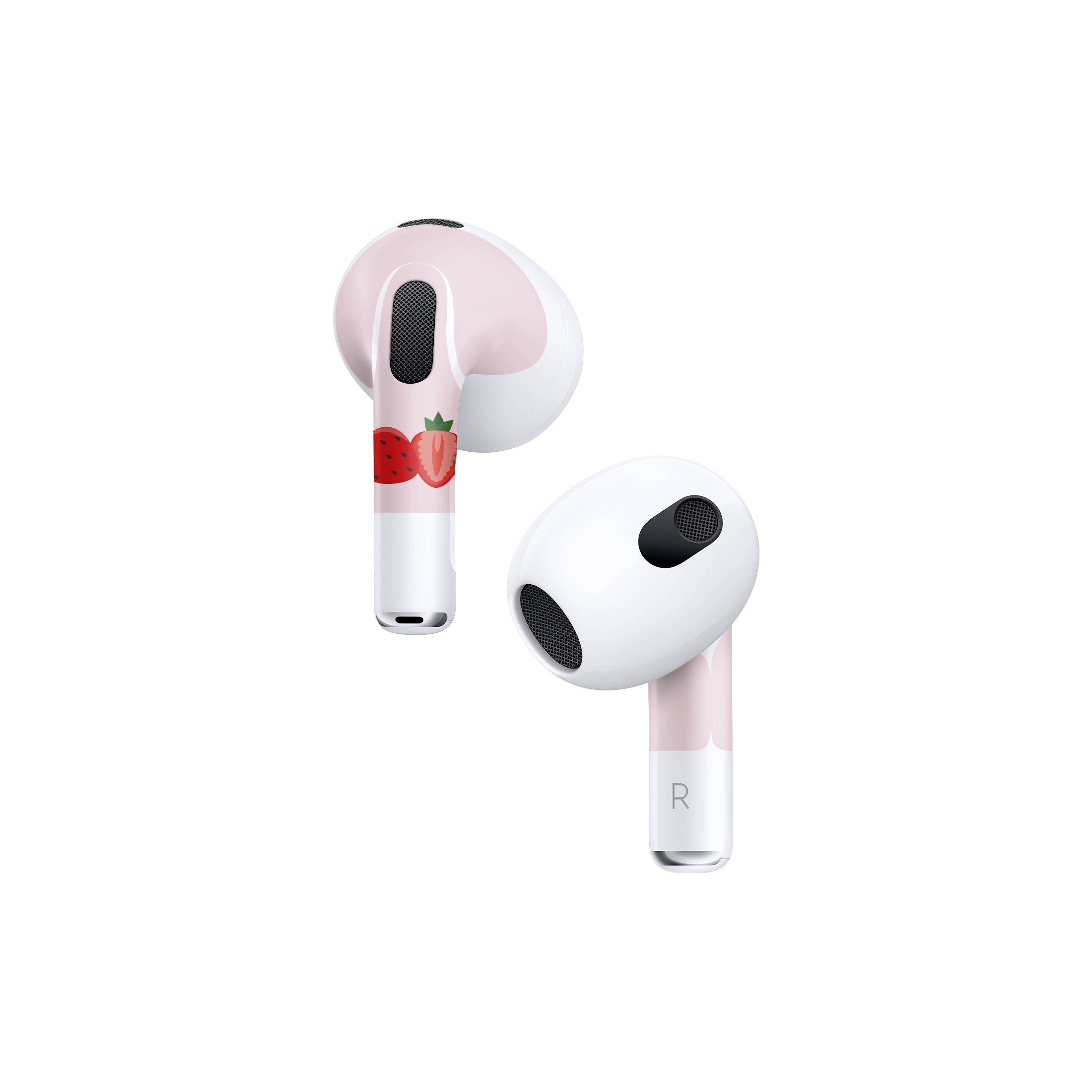 Kawaii Apple Airpod Skins, Pink Airpods Sticker for Airpods 3 skin Vinyl 3m, Airpods skin earbuds, Airpods Protective Full wrap Cover