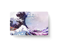 4PCS Credit Card Skin Wave, Includes 4 different variations for Debit Card Stickers Kawaii 3M Vinyl Waterproof, Bubble-Free Installation,