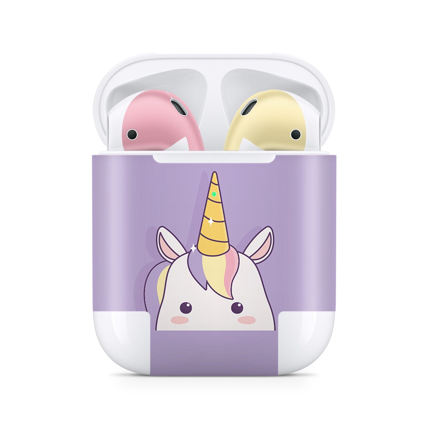 Unicorn Apple Airpod Skins, Kawaii Airpods Sticker for airpods 1 & 2 Vinyl 3m, Airpods skin earbuds, Airpods Protective Full wrap Cover