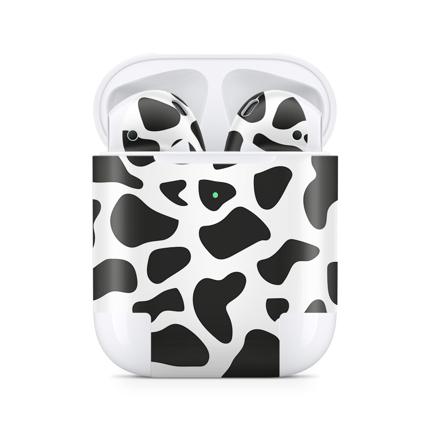 Dalmatian Apple Airpod Skins, Leopard Airpods Sticker for airpods 1 & 2 Vinyl 3m, Airpods skin earbuds, Airpods Protective Full wrap Cover