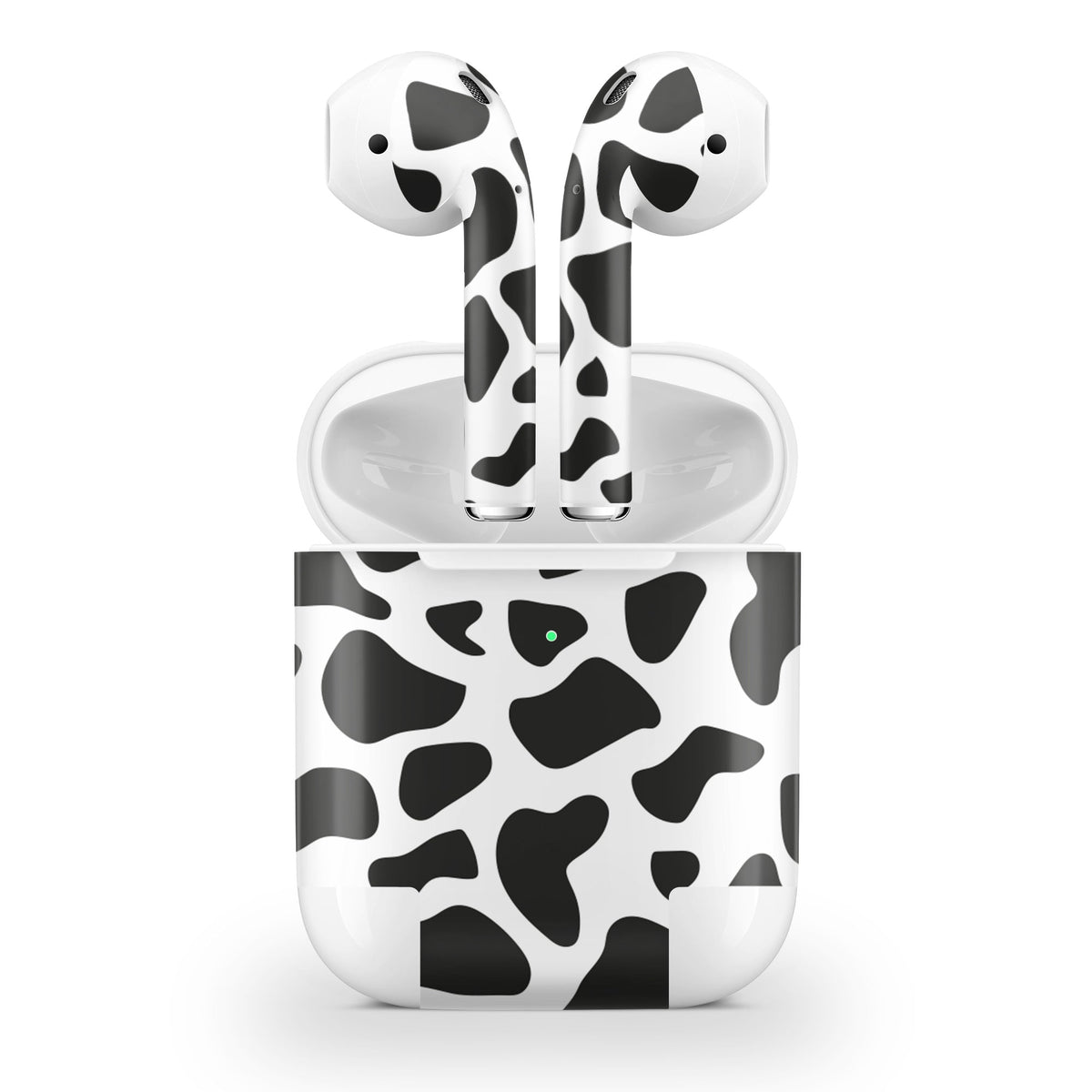 Dalmatian Apple Airpod Skins, Leopard Airpods Sticker for airpods 1 & 2 Vinyl 3m, Airpods skin earbuds, Airpods Protective Full wrap Cover