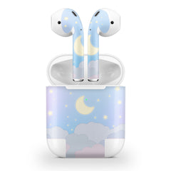 Clouds Apple Airpod Skins, Blue Airpods Sticker for airpods 1 & 2 Vinyl 3m, Airpods skin earbuds, Airpods Protective Full wrap Cover