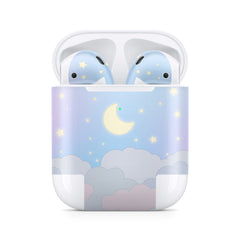 Clouds Apple Airpod Skins, Blue Airpods Sticker for airpods 1 & 2 Vinyl 3m, Airpods skin earbuds, Airpods Protective Full wrap Cover