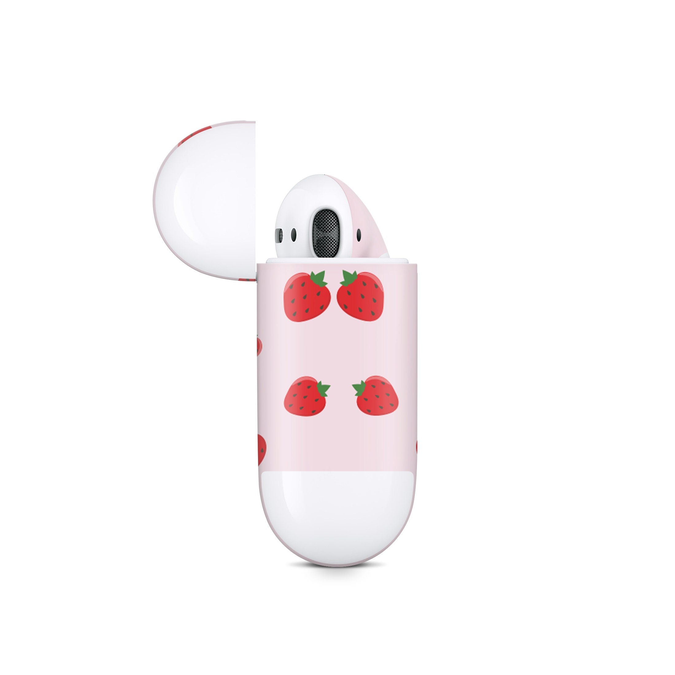 Kawaii Apple Airpod Skins, Pink Airpods Sticker for airpods 1 & 2 Vinyl 3m, Airpods skin earbuds, Airpods Protective Full wrap Cover