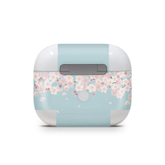 Sakura Apple Airpod Skins, Blue Airpods Sticker for Airpods 3 skin Vinyl 3m, Airpods skin earbuds, Airpods Protective Full wrap Cover