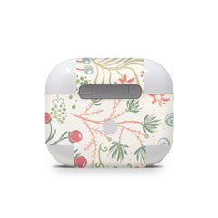 Floral Apple Airpod Skins, Flowery Airpods Sticker for Airpods 3 skin Vinyl 3m, Airpods skin earbuds, Airpods Protective Full wrap Cover