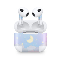 Clouds Apple Airpod Skins, Blue Airpods Sticker for Airpods 3 skin Vinyl 3m, Airpods skin earbuds, Airpods Protective Full wrap Cover