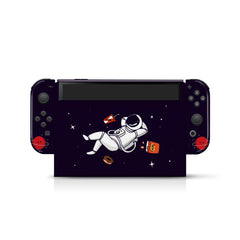 Nintendo switches oled skin Astronaut, Cute switch oled skin Kawaii Purple oled skin Full wrap cover 3m