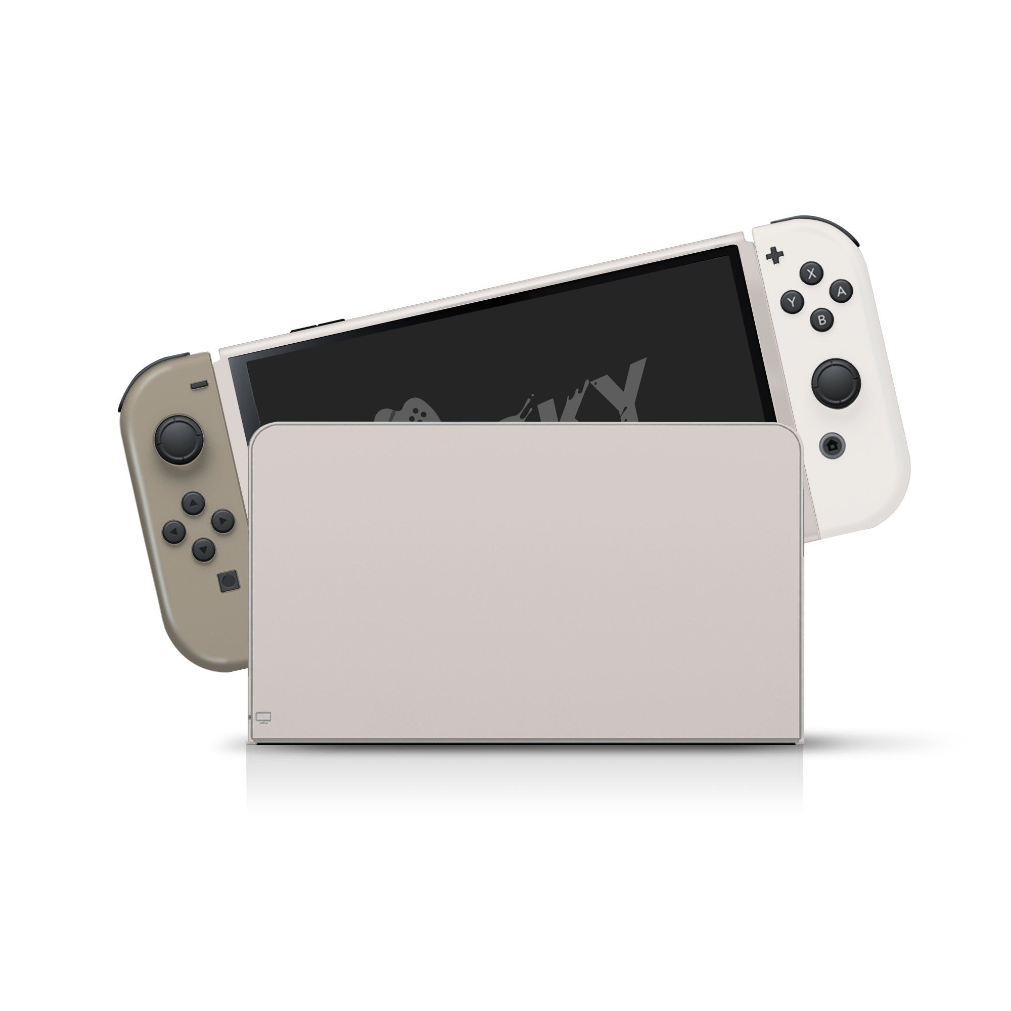 Nintendo switches oled skin Colorwave, Kawaii White switch oled skin Color Blocking oled skin Full wrap cover 3m