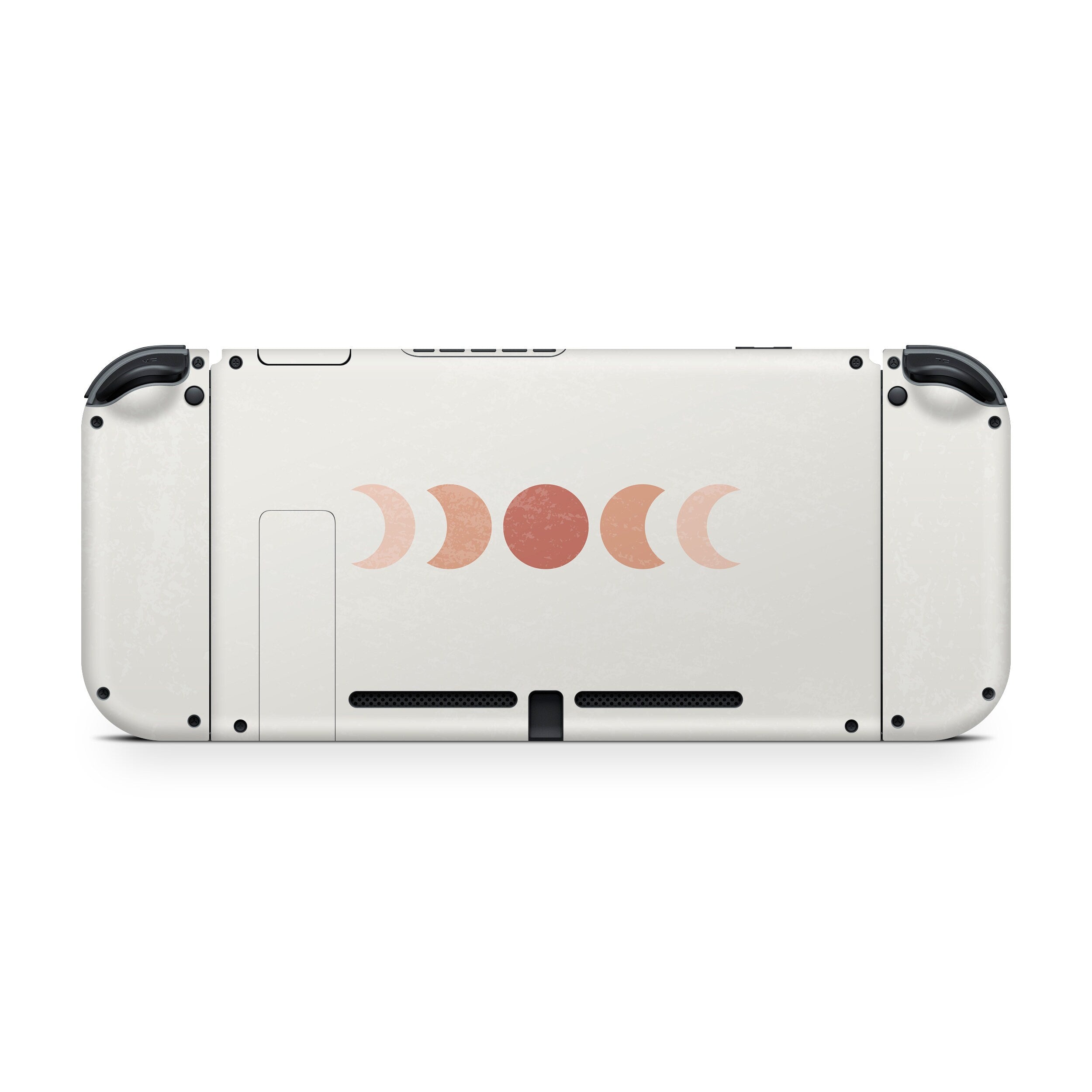 Nintendo switches skin Moon, White switch skin Kawaii cute skin Premium Vinyl 3M Decal Stickers Full Cover