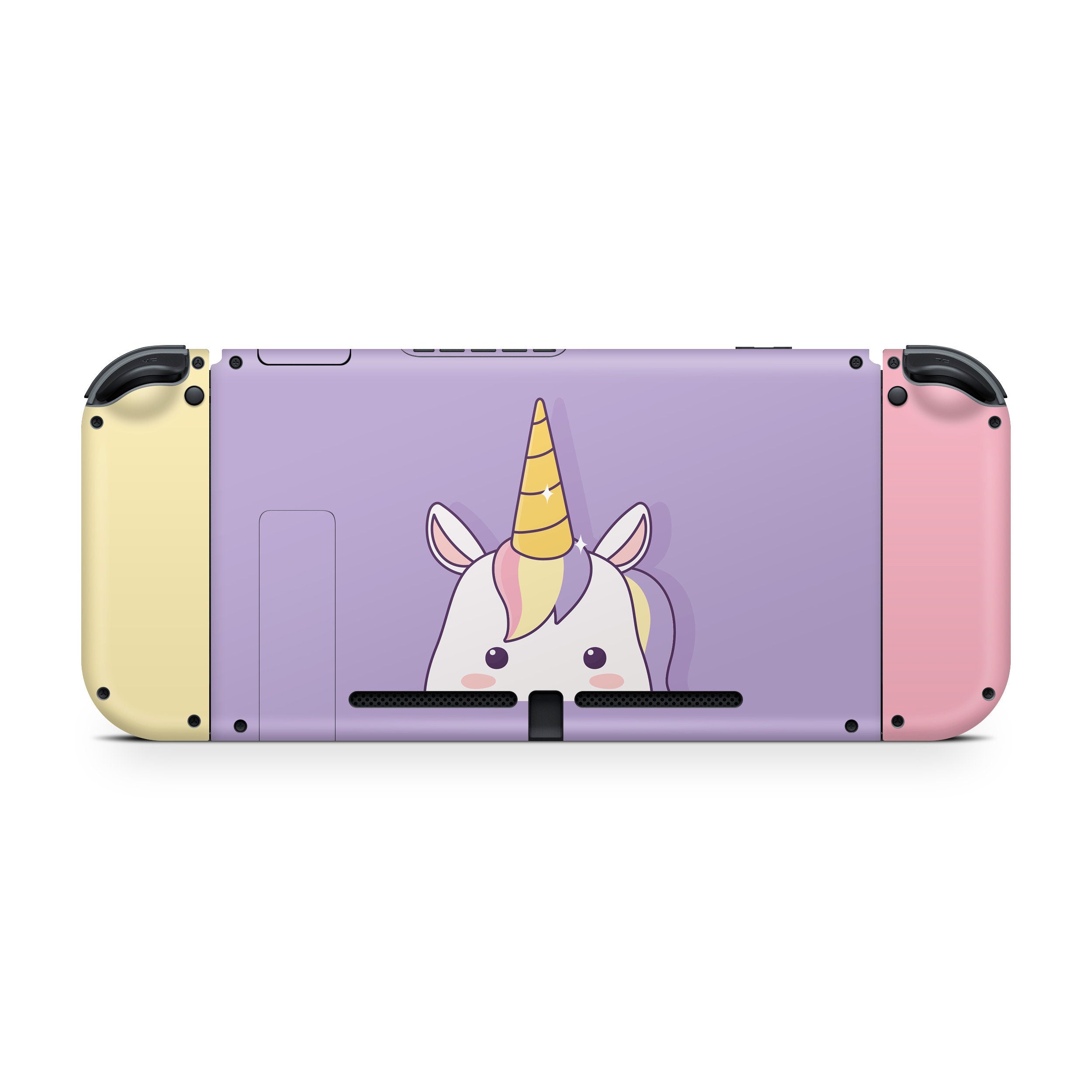 Nintendo switches skin Unicorn , Purple switch skin Cute Kawaii skin Premium Vinyl 3M Decal Stickers Full Cover