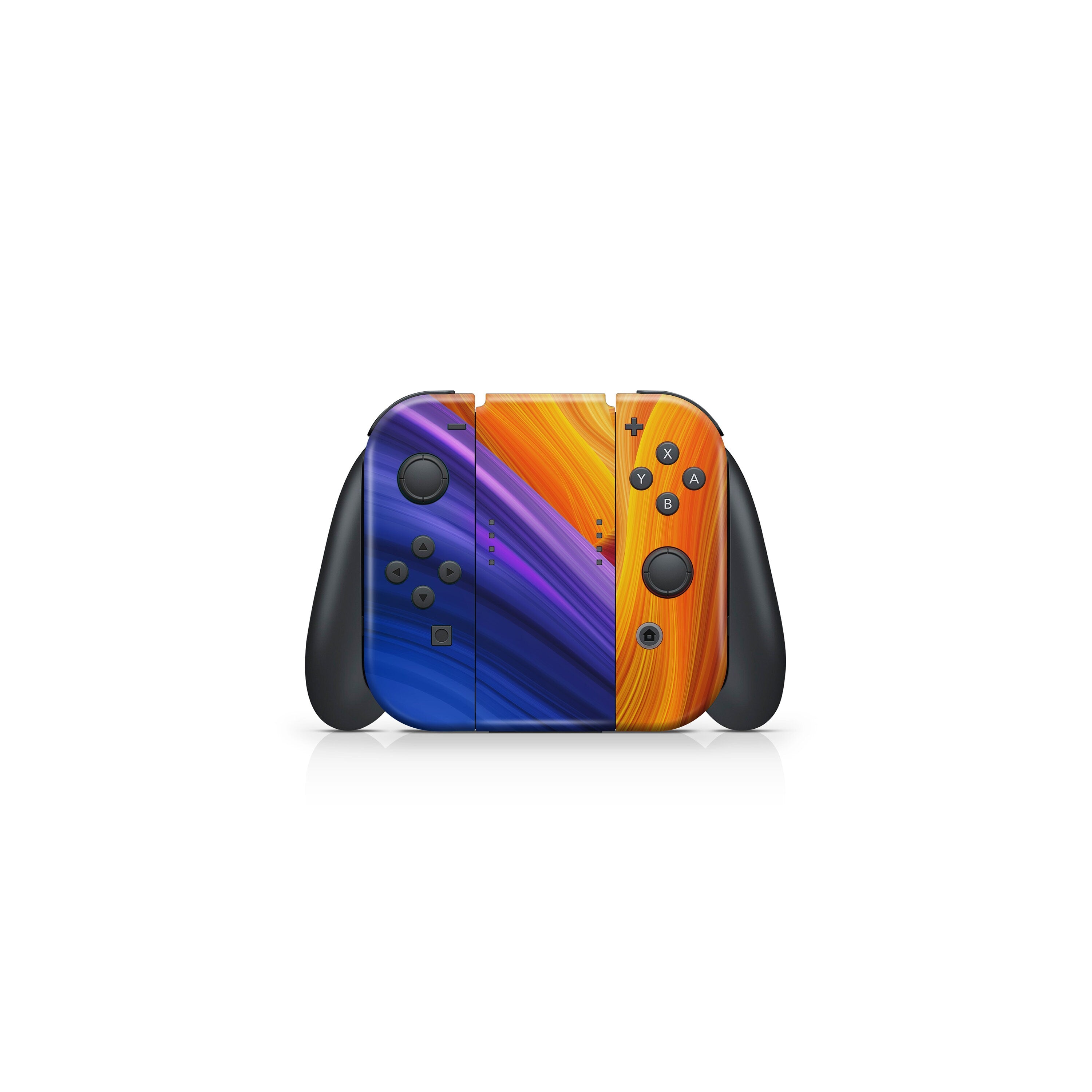 Nintendo switches skin Abstract Colorful , Purple switch skin Fluid Twistings skin Premium Vinyl 3M Decal Stickers Full Cover