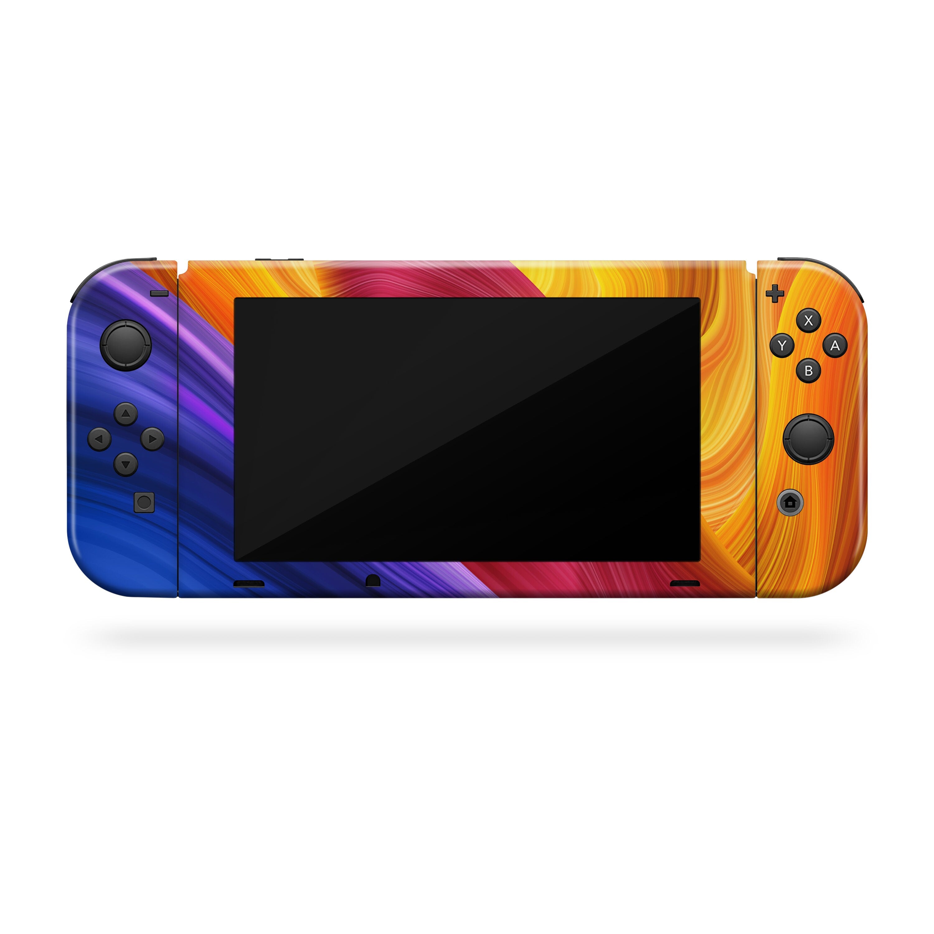 Nintendo switches skin Abstract Colorful , Purple switch skin Fluid Twistings skin Premium Vinyl 3M Decal Stickers Full Cover