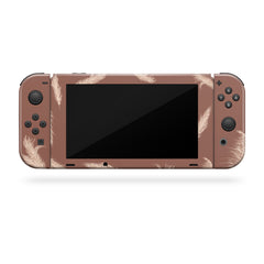 Nintendo switches skin Pampus, Brown switch skin Flower skin Premium Vinyl 3M Decal Stickers Full Cover