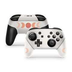 Nintendo Switch Pro Controller Skin Moon, Pastel Gray skin pro controller Full cover 3M premium vynl sticker