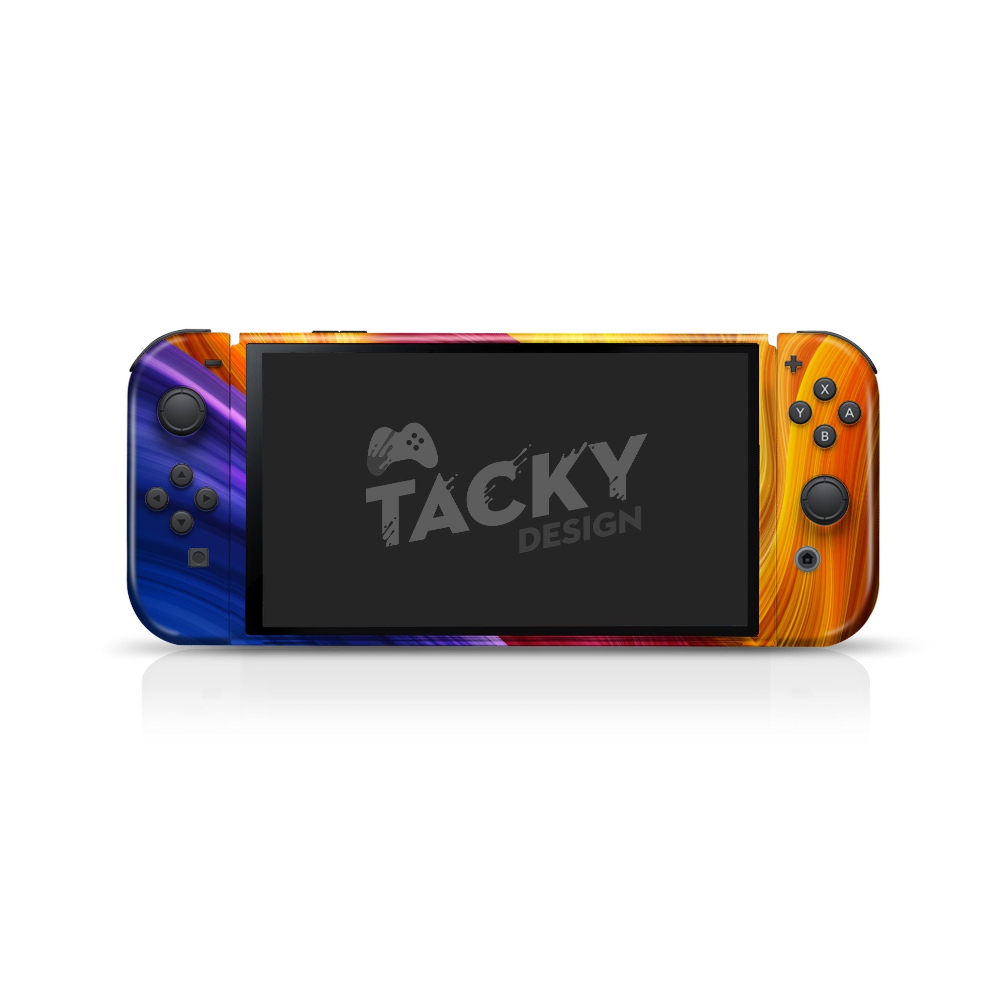 Nintendo switches oled skin Abstract Colorful, Twistingsspace switch oled skin Stickers Full wrap cover 3m